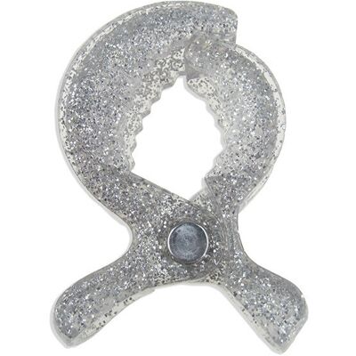 Maxpower (Silver 1 psc) Baby Colorful Car Seat Accessories Plastic Pushchair Toy Clip Pra Maxpower (Silver 1 psc) Baby Colorful Car Seat Accessories Plastic Pushchair Toy Clip Pra