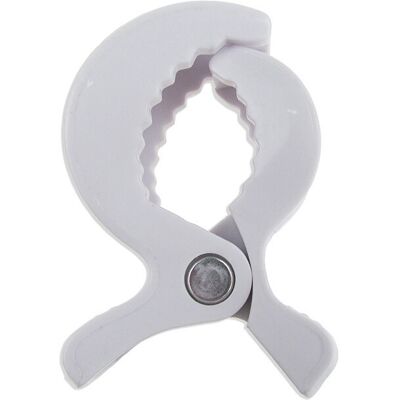 Maxpower (White 1 psc) Baby Colorful Car Seat Accessories Plastic Pushchair Toy Clip Pram Maxpower (White 1 psc) Baby Colorful Car Seat Accessories Plastic Pushchair Toy Clip Pram