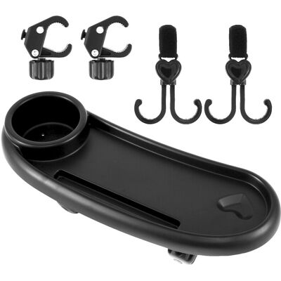 Maxpower (A) Stroller Snack Tray Removable Baby Stroller Food Tray With Cup Holder Stroll Maxpower (A) Stroller Snack Tray Removable Baby Stroller Food Tray With Cup Holder Stroll
