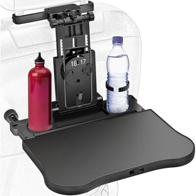 TUEOU Car Seat Tray Table - Foldable Car Kids Passenger Roadtrip Eatin TUEOU Car Seat Tray Table - Foldable Car Kids Passenger Roadtrip Eatin
