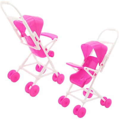 iplusmile 2Pcs Baby Doll Stroller Toy For Children Role Play Pushchair iplusmile 2Pcs Baby Doll Stroller Toy For Children Role Play Pushchair