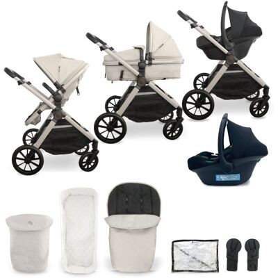My Babiie MB220 3-in-1 Travel System - Ivory My Babiie MB220 3-in-1 Travel System - Ivory