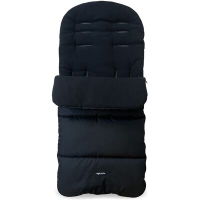 My Babiie Universal Footmuff - Black My Babiie Universal Footmuff - Black