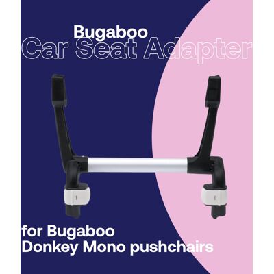Bugaboo Car Seat Adapter for Bugaboo Donkey Models Compatible with Nun Bugaboo Car Seat Adapter for Bugaboo Donkey Models Compatible with Nun