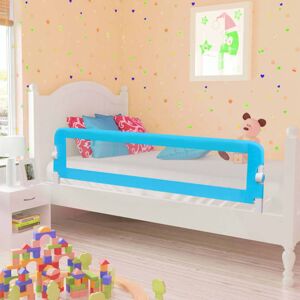 vidaXL Toddler Safety Bed Rail Blue 120x42cm Polyester - Bed Rail vidaXL Toddler Safety Bed Rail Blue 120x42cm Polyester - Bed Rail