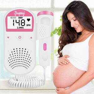 Unbranded LCD Fetal Doppler Probe Prenatal Baby Heartbeat Monitor Ultrasonic Detector Unbranded LCD Fetal Doppler Probe Prenatal Baby Heartbeat Monitor Ultrasonic Detector