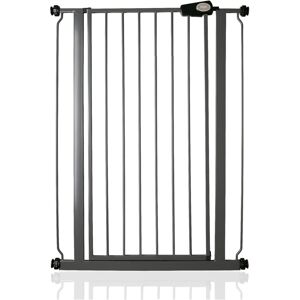 (Slate Grey, 75cm - 82.6cm) Safetots Extra Tall Pressure Fit Gate (Slate Grey, 75cm - 82.6cm) Safetots Extra Tall Pressure Fit Gate