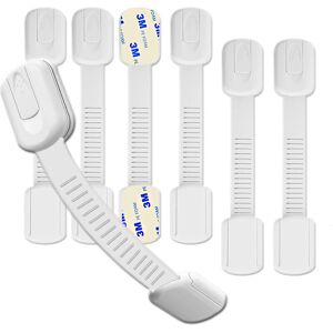 Hion Child Safety Locks,6 Pack Adjustable Cupboard Locks for Children Baby,Baby Proof Hion Child Safety Locks,6 Pack Adjustable Cupboard Locks for Children Baby,Baby Proof