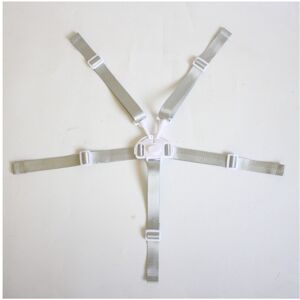 Maxpower (White push-button) Universal Baby High Chair Harness Baby 5-Point Harness Safet Maxpower (White push-button) Universal Baby High Chair Harness Baby 5-Point Harness Safet