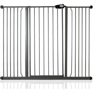 (Slate Grey, 139.8cm - 147.4cm) Safetots Extra Tall Pressure Fit Gate (Slate Grey, 139.8cm - 147.4cm) Safetots Extra Tall Pressure Fit Gate