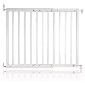 (White) Safetots Chunky Wooden Screw Fit Stair Gate (White) Safetots Chunky Wooden Screw Fit Stair Gate