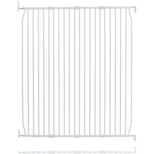 (130cm - 140cm, White) Safetots Extra Tall Eco Screw Fit Baby Gate (130cm - 140cm, White) Safetots Extra Tall Eco Screw Fit Baby Gate
