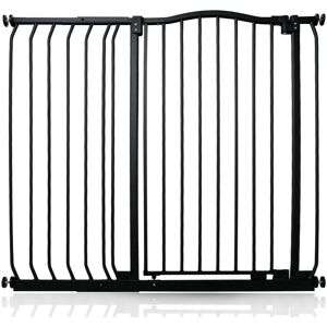 (Matt Black, 107cm - 116cm) Safetots Extra Tall Curved Top Gate (Matt Black, 107cm - 116cm) Safetots Extra Tall Curved Top Gate