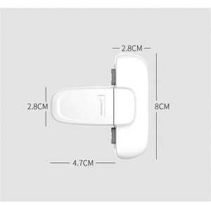 Unbranded (As show, One size) Home Refrigerator Fridge Freezer Door Lock, Latch Catch Todd Unbranded (As show, One size) Home Refrigerator Fridge Freezer Door Lock, Latch Catch Todd