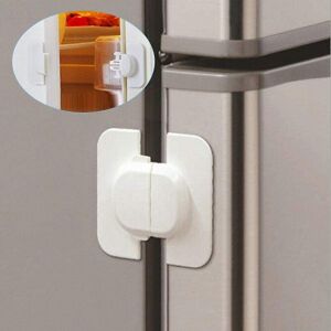 Unbranded (As show, One size) 3 Pcs Refrigerator Safety Lock Child Safety Cabinet Locks Ba Unbranded (As show, One size) 3 Pcs Refrigerator Safety Lock Child Safety Cabinet Locks Ba