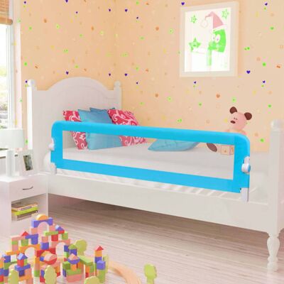 vidaXL Toddler Safety Bed Rail Blue 120x42cm Polyester - Bed Rail vidaXL Toddler Safety Bed Rail Blue 120x42cm Polyester - Bed Rail