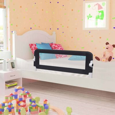 vidaXL Toddler Safety Bed Rail Grey 102x42cm - Baby Bed Rail vidaXL Toddler Safety Bed Rail Grey 102x42cm - Baby Bed Rail