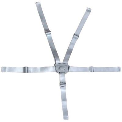 Maxpower (Gray buckle) Universal Baby High Chair Harness Baby 5-Point Harness Safety Belt Maxpower (Gray buckle) Universal Baby High Chair Harness Baby 5-Point Harness Safety Belt