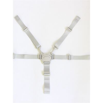 Maxpower (Gray push-button) Universal Baby High Chair Harness Baby 5-Point Harness Safety Maxpower (Gray push-button) Universal Baby High Chair Harness Baby 5-Point Harness Safety