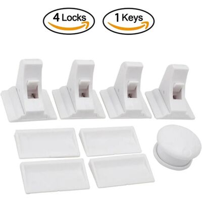 Yale (TD1230-4-1) Magnetic Child Lock Children Protection Baby Safety Lock Drawer Lat Yale (TD1230-4-1) Magnetic Child Lock Children Protection Baby Safety Lock Drawer Lat
