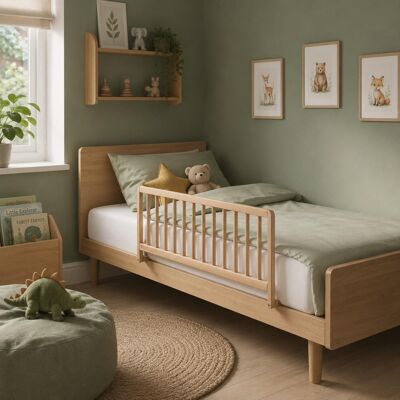 (Natural) Safetots Wooden Bed Rail (Natural) Safetots Wooden Bed Rail