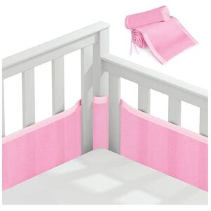 Vicloon Cot Bumper, 2Pcs Breathable Mesh Cot Liner, Crib Rail Cover Baby Crib Bu Vicloon Cot Bumper, 2Pcs Breathable Mesh Cot Liner, Crib Rail Cover Baby Crib Bu