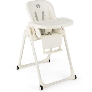 Costway 4-in-1 Baby High Chair Foldable Feeding Chair w/ Footrest-Beige Costway 4-in-1 Baby High Chair Foldable Feeding Chair w/ Footrest-Beige