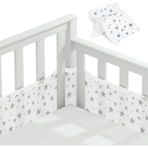 Aolso Cot Bumper, 2PCS Breathable Mesh Cot Liner, Crib Rail Cover Baby Crib Bump Aolso Cot Bumper, 2PCS Breathable Mesh Cot Liner, Crib Rail Cover Baby Crib Bump