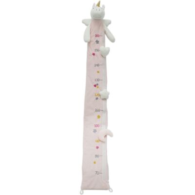 Carousel Deluxe Pink White Fabric Unicorn Childrens Measuring Height Chart Carousel Deluxe Pink White Fabric Unicorn Childrens Measuring Height Chart