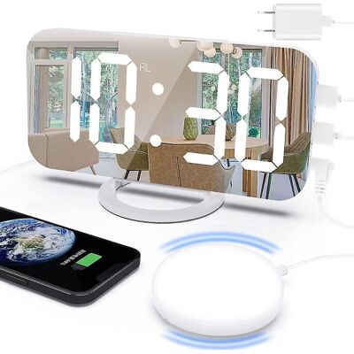 Unbranded (White) Loud Alarm Clock With Bed Shaker For Heavy Sleeper,dual Vibrating Alarm Unbranded (White) Loud Alarm Clock With Bed Shaker For Heavy Sleeper,dual Vibrating Alarm