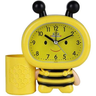 Unbranded Cartoon Bees Alarm Clocks Multi Functional Pen Holder Timepiece For Kids Room Unbranded Cartoon Bees Alarm Clocks Multi Functional Pen Holder Timepiece For Kids Room