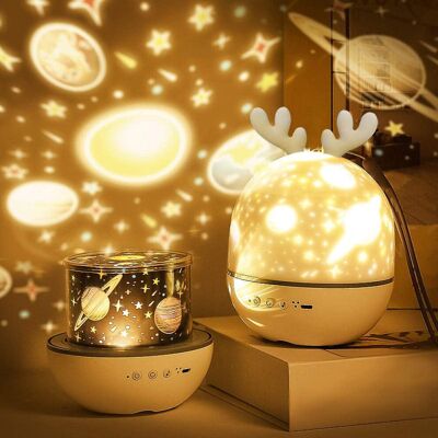 Unbranded Baby Projector Night Light, LED Night Light Kids Music Light 360° Rotation, 8 So Unbranded Baby Projector Night Light, LED Night Light Kids Music Light 360° Rotation, 8 So