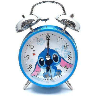 Unbranded Stitch Cartoon Dual Bell Alarm Clock Bedroom Bedside Clock Unbranded Stitch Cartoon Dual Bell Alarm Clock Bedroom Bedside Clock