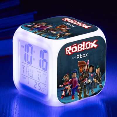 Unbranded (D) Roblox Print Digital Alarm Clock 7 Color Changing Game Night Light Led Displ Unbranded (D) Roblox Print Digital Alarm Clock 7 Color Changing Game Night Light Led Displ