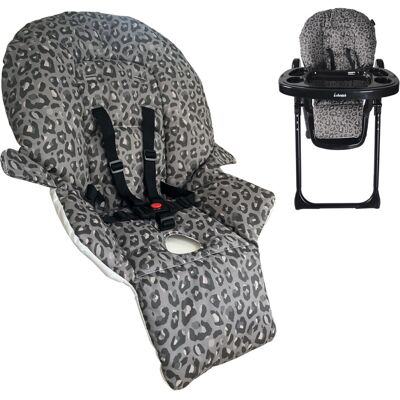 My Babiie MBHC8 Premium Highchair Seat Cover - Black Leopard My Babiie MBHC8 Premium Highchair Seat Cover - Black Leopard