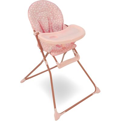 My Babiie MBHC1 Compact Highchair - Pink Dalmatian My Babiie MBHC1 Compact Highchair - Pink Dalmatian