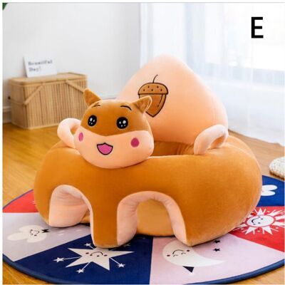 SKESRJTOP (Style3 cow) New Cute Baby Sofa Support Seat Cover Plush Chair Learn To Sit Comf SKESRJTOP (Style3 cow) New Cute Baby Sofa Support Seat Cover Plush Chair Learn To Sit Comf