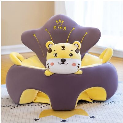 SKESRJTOP (Style1 Tiger) New Cute Baby Sofa Support Seat Cover Plush Chair Learn To Sit Co SKESRJTOP (Style1 Tiger) New Cute Baby Sofa Support Seat Cover Plush Chair Learn To Sit Co