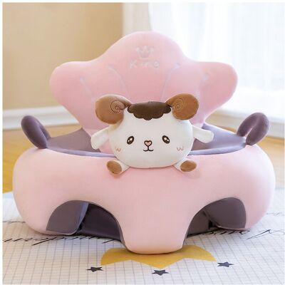 SKESRJTOP (Style1 sheep) New Cute Baby Sofa Support Seat Cover Plush Chair Learn To Sit Co SKESRJTOP (Style1 sheep) New Cute Baby Sofa Support Seat Cover Plush Chair Learn To Sit Co