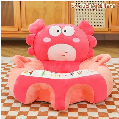 SKESRJTOP (Style2 Crab) New Cute Baby Sofa Support Seat Cover Plush Chair Learn To Sit Com SKESRJTOP (Style2 Crab) New Cute Baby Sofa Support Seat Cover Plush Chair Learn To Sit Com