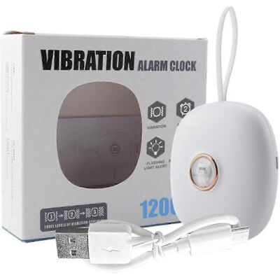 Kikidex (As show, One size) Vibrating Alarm Clock compatible with Heavy Sleepers Hearing Kikidex (As show, One size) Vibrating Alarm Clock compatible with Heavy Sleepers Hearing