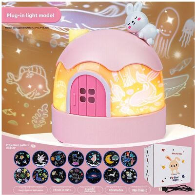 Unbranded (StyleA) Cartoon Starry Rabbit Sky Projector Music Night Light For Bedroom Child Unbranded (StyleA) Cartoon Starry Rabbit Sky Projector Music Night Light For Bedroom Child