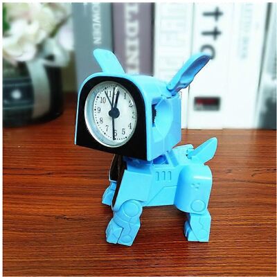 Unbranded (As show, One size) Cute Boy Kids Alarm Clock Cartoon Robot Toy Dog Desk Clock F Unbranded (As show, One size) Cute Boy Kids Alarm Clock Cartoon Robot Toy Dog Desk Clock F