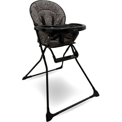 My Babiie MBHC1 Compact Highchair - Black Leopard My Babiie MBHC1 Compact Highchair - Black Leopard
