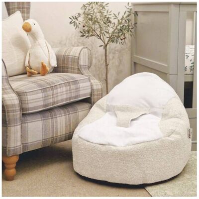 rucomfy Beanbags (Oat) rucomfy Snug Gaga Baby Bean Bag - Soft & Supportive Newborn Seat rucomfy Beanbags (Oat) rucomfy Snug Gaga Baby Bean Bag - Soft & Supportive Newborn Seat