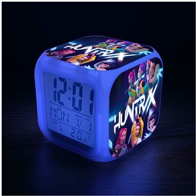 Unbranded (Style-2) KPop demon hunters Alarm Clock 7-Color Changing LED Night Light Alarm Unbranded (Style-2) KPop demon hunters Alarm Clock 7-Color Changing LED Night Light Alarm