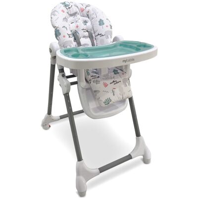 My Babiie MBHC8 Premium Highchair - Earth Child My Babiie MBHC8 Premium Highchair - Earth Child