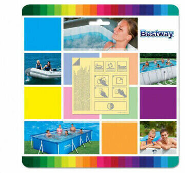 Bestway Repair Patch Underwater Adhesive Inflatable Pool Fix 2.5x2.5"