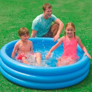 Intex Blue Pool 147x33cm - Inflatable 3-Ring Water Garden Intex Blue Pool 147x33cm - Inflatable 3-Ring Water Garden