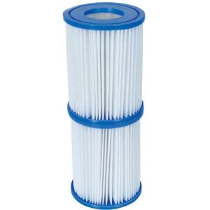 2 x Bestway Type II / Type 2 Pool Filter Cartridge 10.5cm x 13.6cm 2 x Bestway Type II / Type 2 Pool Filter Cartridge 10.5cm x 13.6cm